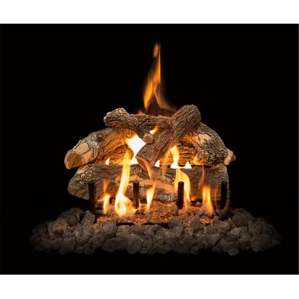 Dwellingdesigns Arizona Weathered Oak See-Through Logs18 in. DW301614